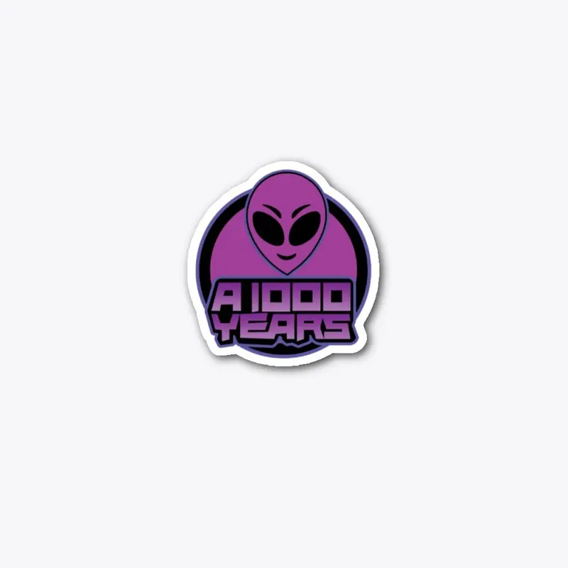 A1000Years Logo Sticker