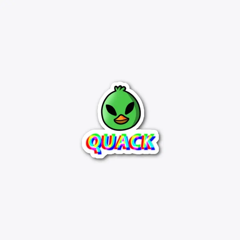 Quack Sticker